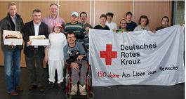 Vorderseite Flyer 150 Jahre Rotes Kreuz